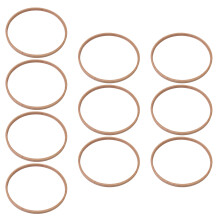 10 stuks ronde ambachtelijke hoepelringen houten hoepel krans-M