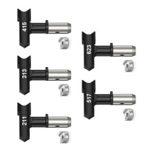 Verwisselbare Airless Verfspuittips Set van 5 spuitmonden voor