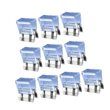 Anti Slip Pant Leg Clip DIY Sewing-Transparent Blue