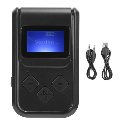 Αναβαθμισμένος δέκτης πομπού Bluetooth με οθόνη LCD, ασύρματος προσαρμογέας ήχου