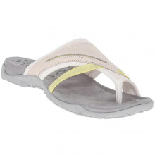 (35,Beige)Open Toe Women Sandals for Summer Beach Arch Support Design Flip Flop Flat Heel
