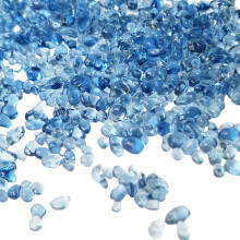3-6mm Gravel Beads Glass Beads Easy to-Light color sand abo