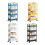 Convenient Snacks Holder Trolley with Wheels Space-Yellow 3