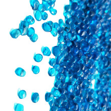 3-6mm Gravel Beads Glass Beads Easy to-Dark sea blue sand a