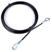 Fitness Pulley Cable Replacement, HeavyDuty 5mm Steel Wire Rope (0.2in), Gym Cable Pulley Attachments for Home Gym