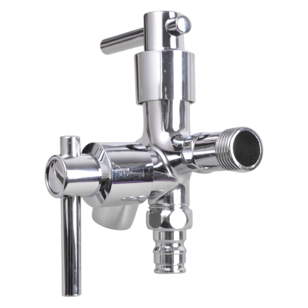 High Strength Zinc Alloy Washing Machine Faucet Water-Silver 7695000517783