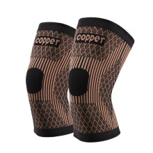 Nylon Knitted Knee Pads Copper Fiber Breathable NonSlip For Cycling, Basketball, Badminton