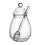 Honeys Saver Container Glass Reusable Clear Stir Stick-400ML 1