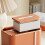 Multifunctional Desktop Tissue Box Storage Compartment-orange1 7