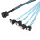Σύνδεση διεπαφής Sas επόμενης γενιάς, Mini Sas Sff-8643 σε Sata7Pinx4, Υλικά υψηλής ποιότητας 3