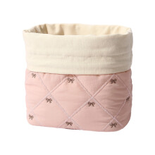 Elegante Aufbewahrungstasche mit Schleifenmuster,-Rosa