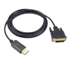 Cable DisplayPort a DVI macho a macho, adaptador de video digital de alta velocidad, compatible con Full HD 1920x1080P, compatible con Macbook Pro