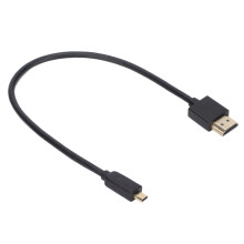 HDMI-adapters, ultradunne mini-HDMI naar micro-HDMI-kabel, 4K-ondersteuning, snelle en flexibele connectiviteit voor camera's, camcorders en tablets