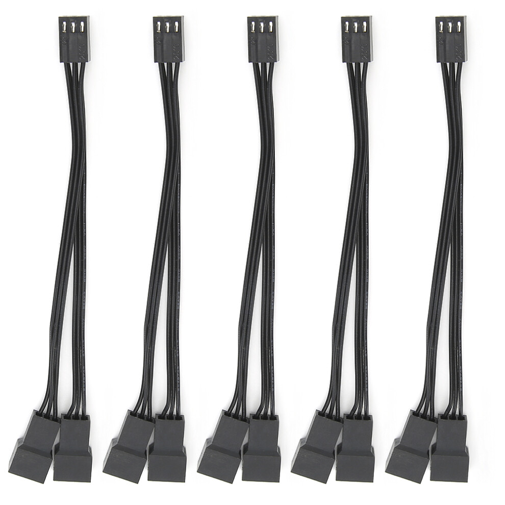 Advanced Pwm Fan Splitter For Computer Case Cooling, Flexible Fan Power Extension Cable Ensures Stable Performance Optimal Heat Dissipation For Gaming 9486358973639