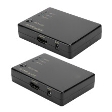 Innovatív HDMI kapcsoló a zökkenőmentes csatlakozásért, távirányító a problémamentes eszközváltásért, 4K felbontás támogatása,