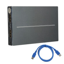 USB-forlængerkabeloptagelsesenhed, HDMI-optagelse SDI-videooptagelse High Definition Plug and Play-streamingkonverter til Windows Android Mac med