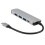 Προσαρμογέας πολλαπλών θυρών για συσκευές USB C, έξοδο HDMI και συσκευή ανάγνωσης 3