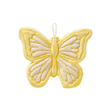 Butterfly Shape Hand Towel Corals Fleece Washcloth for-Yellow