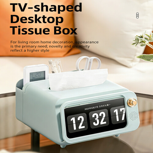Sturdy PP Cream Tissue Holder Featuring-White Ordinary styl 1