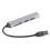 Φορητός διανομέας USB από κράμα αλουμινίου, λεπτός σχεδιασμός Plug and Play 3