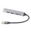 Φορητός διανομέας USB από κράμα αλουμινίου, λεπτός σχεδιασμός Plug and Play 1
