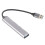 Φορητός διανομέας USB από κράμα αλουμινίου, λεπτός σχεδιασμός Plug and Play 7