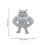 Figurine de chats musclés-Chat avec les bras sur les hanches 3