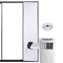 AC Window Seal Waterproof and Soundproof Air Conditioner Window Kit Fits Multiple Window Types 2m