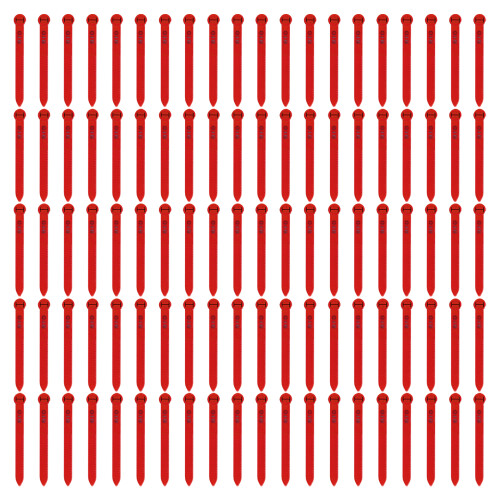 Système d'identification des troupeaux en plastique,-Rouge