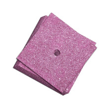 10Piece Stylish Glitters Paper Glitters Cardstock Sheets-Pink