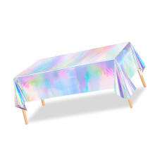 Sparklys Plastic Table Cover Waterproofs For-137X274CM