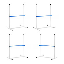 Adjustable Jump Hurdles For Dog PVC Training Equipment Set With