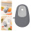 Space Saving Foldable Nonrust Steel Fruit Vegetable Peeler-Gray 2
