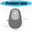 Space Saving Foldable Nonrust Steel Fruit Vegetable Peeler-Gray 3