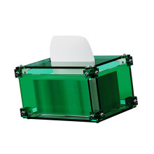 Decorative Acrylic Tissue Dispenser for Living Room Or-Green