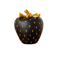 Artificial Strawberry Decoration for Kitchen Countertops-Black