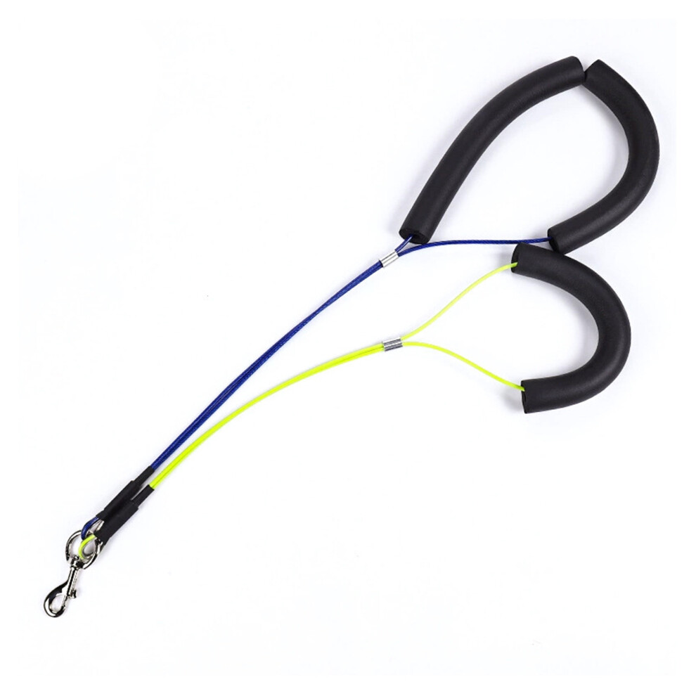 Yellow/Blue Rotating Snap Pet Grooming Table Rope Safe Clamps