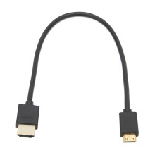 HDMI-verlengkabel met ondersteuning voor 4K en 3D, vergulde connector, snelle gegevensoverdracht, ruimtebesparende HDMI-adapter, compatibel met