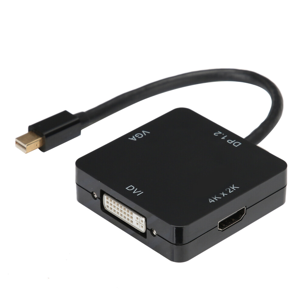 Mini Dp To Hdmi Dvi Vga Adapter High-Definition Image Transmission Converter 4K Mini Displayport Thunderbolt Compatible For Mac Pc Monitor 9486358975350