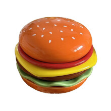 Creatieve Hamburger Vorm Keramische Voorgerecht Borden 6 Laags