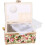 Large Vintage Sewing Basket with Compartments, Secure Locking Closure, Sewing Storage Organizer for Threads and Needles 5