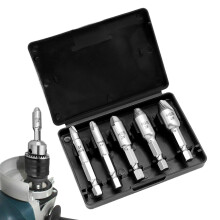 Damaged Screw Removal Tool Set, 5Piece Bolt And Screw Extraction Kit For Stripped Head Fasteners, Home Improvement