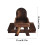 Squirrels Feeding Station Small Pet-Charcoal burned umbr 2
