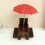 Squirrels Feeding Station Small Pet-Charcoal burned umbr 5