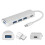 USB Hub υψηλής ταχύτητας επέκτασης, μίνι φορητός USB C σε USB3.0 4 θύρες μεταφοράς 7