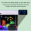 LED-aquariumthermometers Klein formaat-Graden Celsius 3