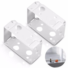 2pack/lot Easy To Install Blind Bracket For Versatile Style Wide