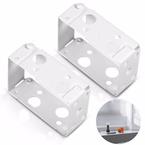2pack/lot Easy To Install Blind Bracket For Versatile Style Wide