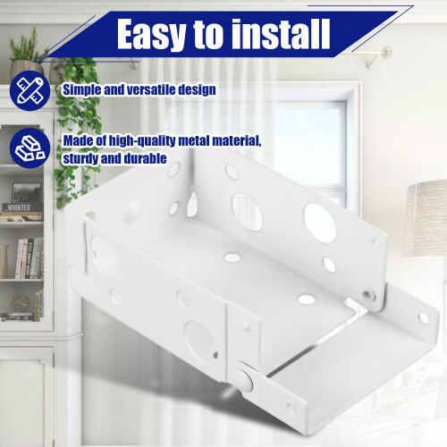 2pack/lot Easy To Install Blind Bracket For Versatile Style Wide 1