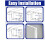 2pack/lot Easy To Install Blind Bracket For Versatile Style Wide 3